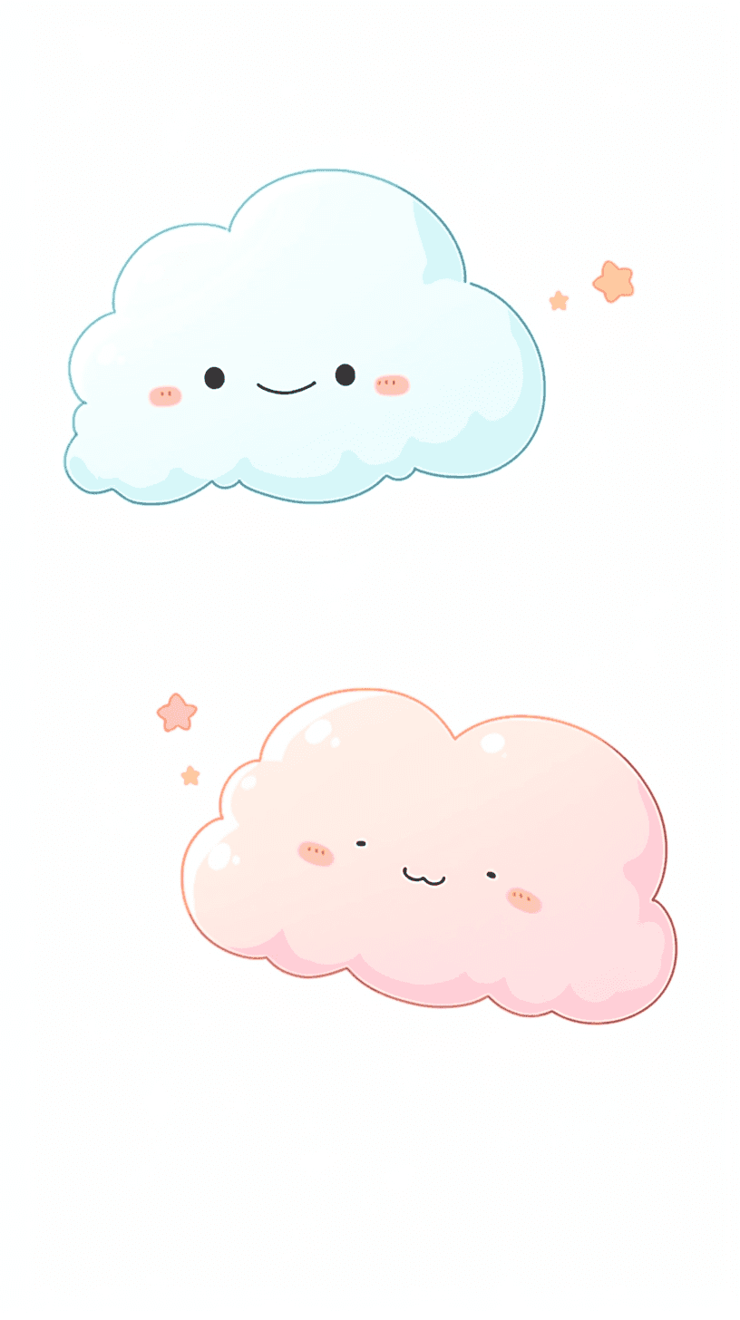 Cartoon Cloud Tint original repeating artwork