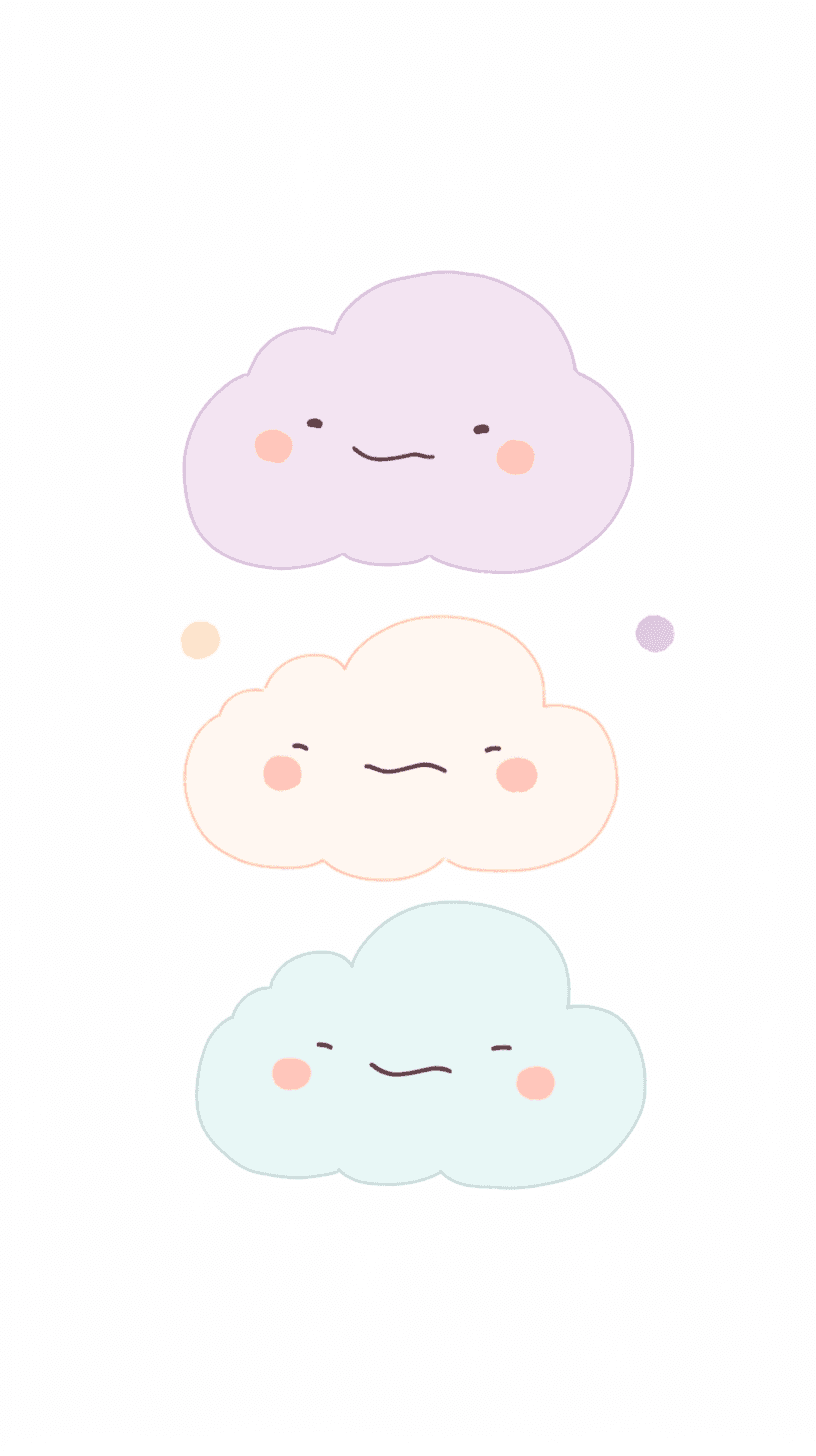 Cartoon Cloud Zoom original repeating artwork