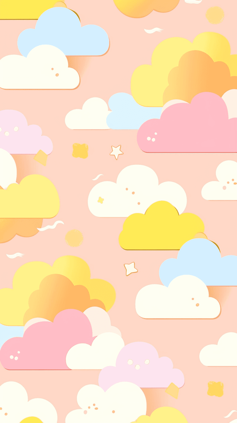 Cloud Fair original repeating artwork