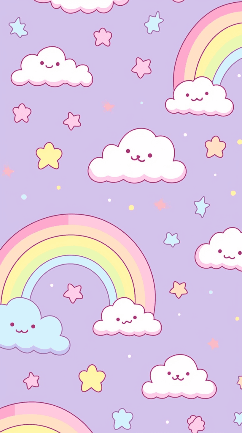 Rainbow 068 original repeating artwork