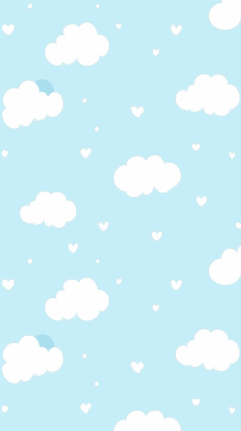 Cloud Picnic original repeating artwork