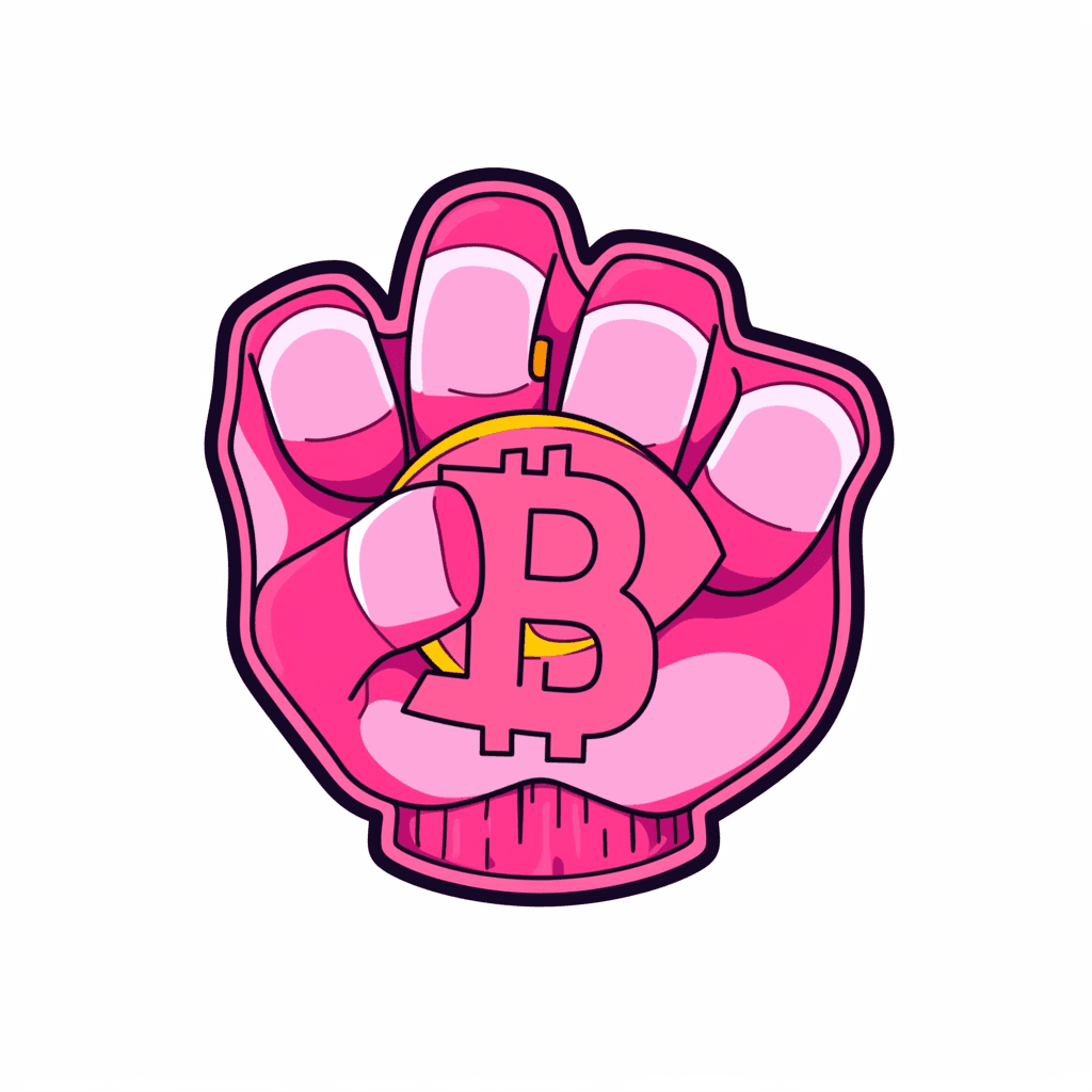 Pink Fist original repeating artwork