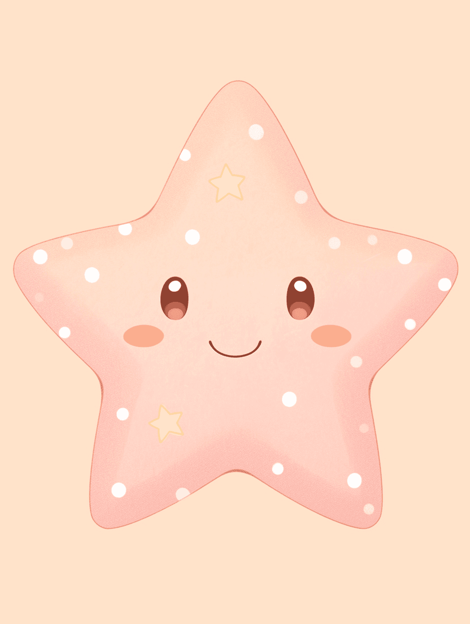 Cartoon Star Blast original repeating artwork