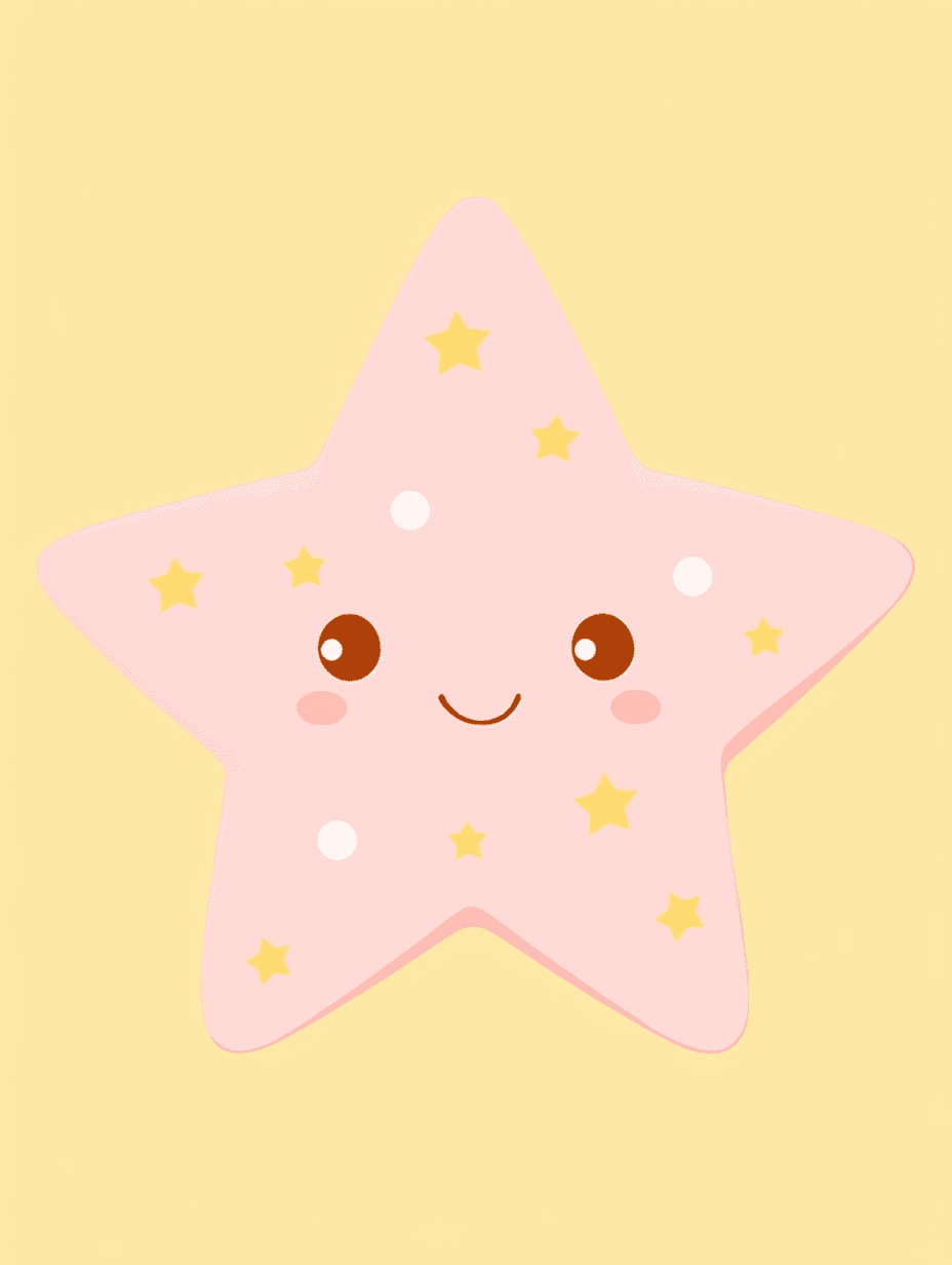 Cartoon Star Silver original repeating artwork