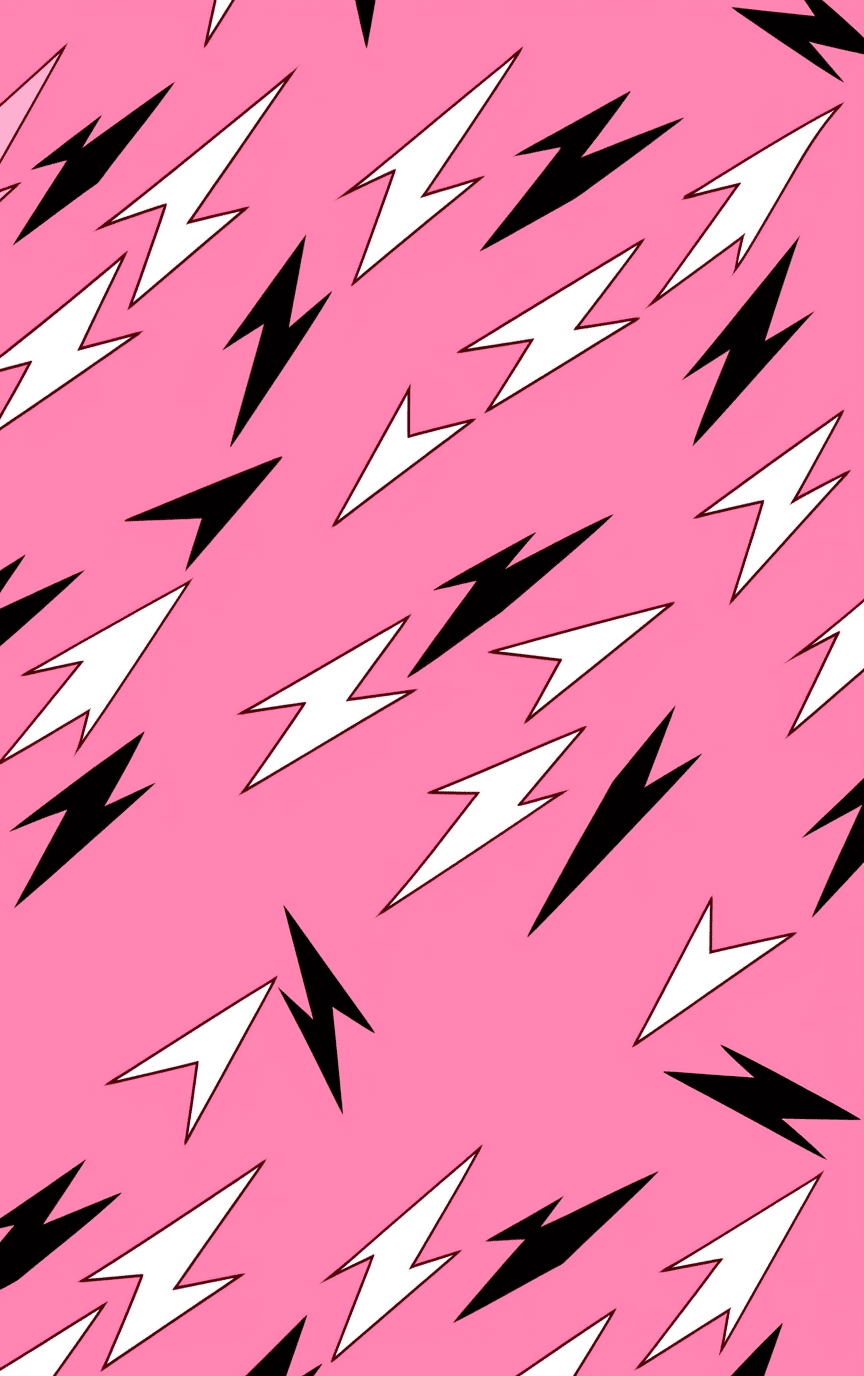 Black White Pink original repeating artwork