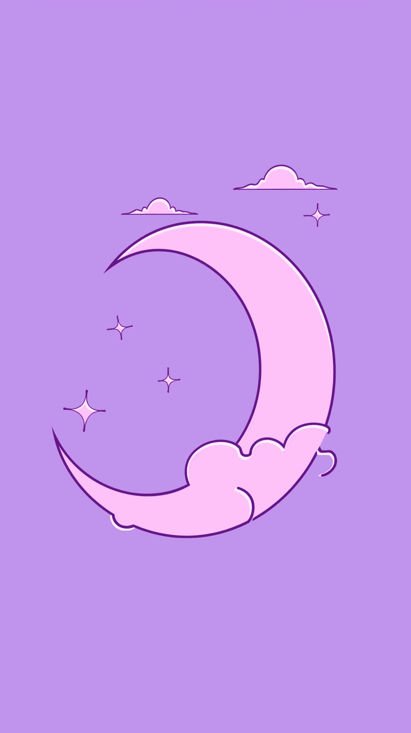Moon Party original repeating artwork