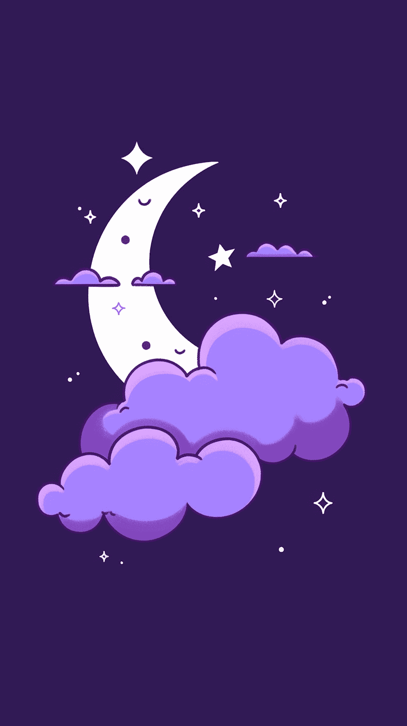 Moon original repeating artwork