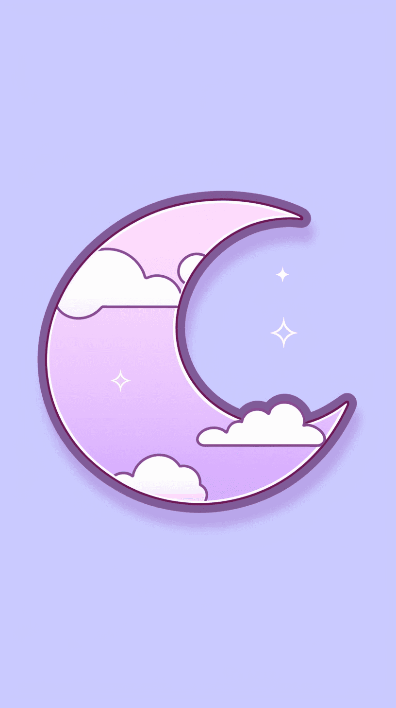 Moon Loop original repeating artwork