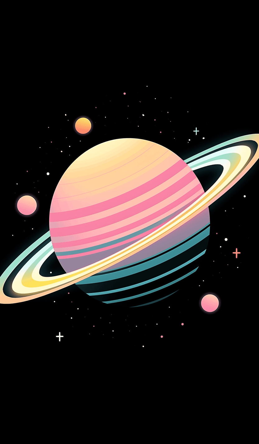 Planet Glide original repeating artwork