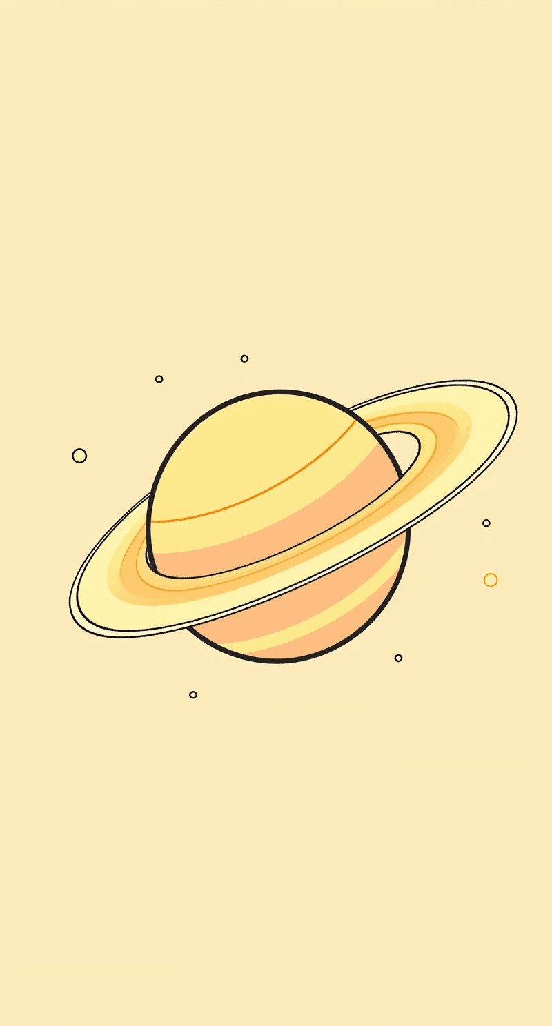 Planet Evening original repeating artwork