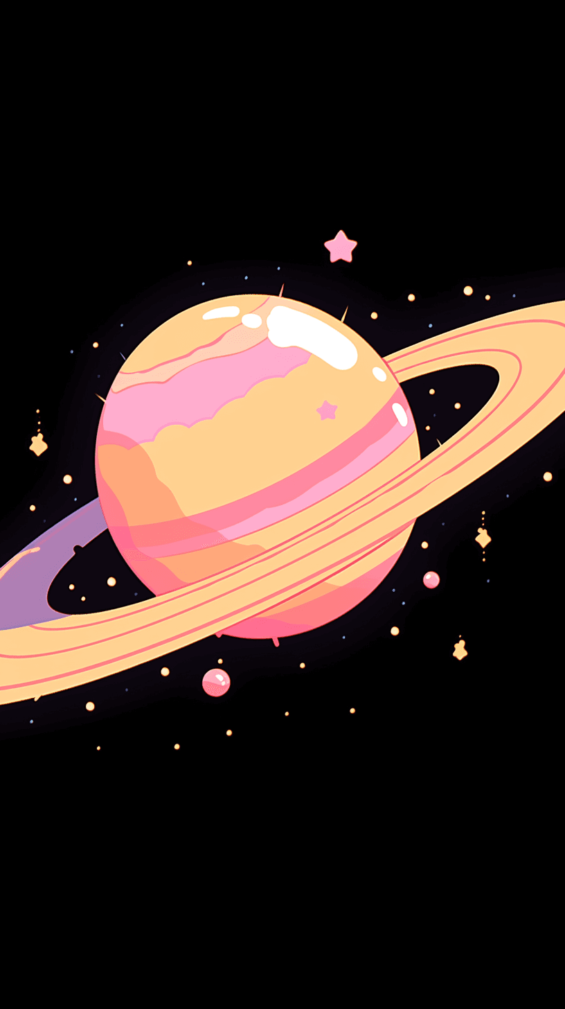 Planet Winter original repeating artwork