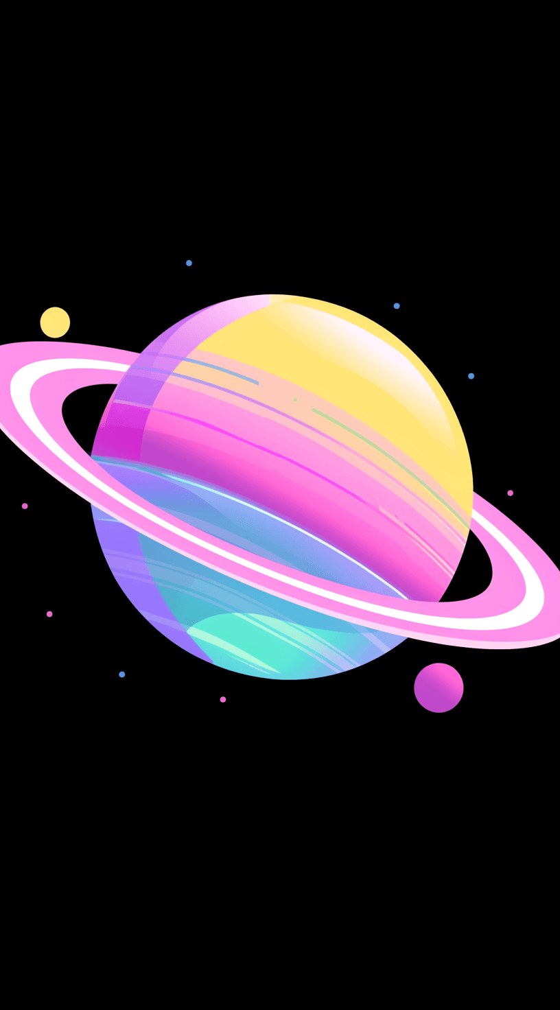Planet Club original repeating artwork