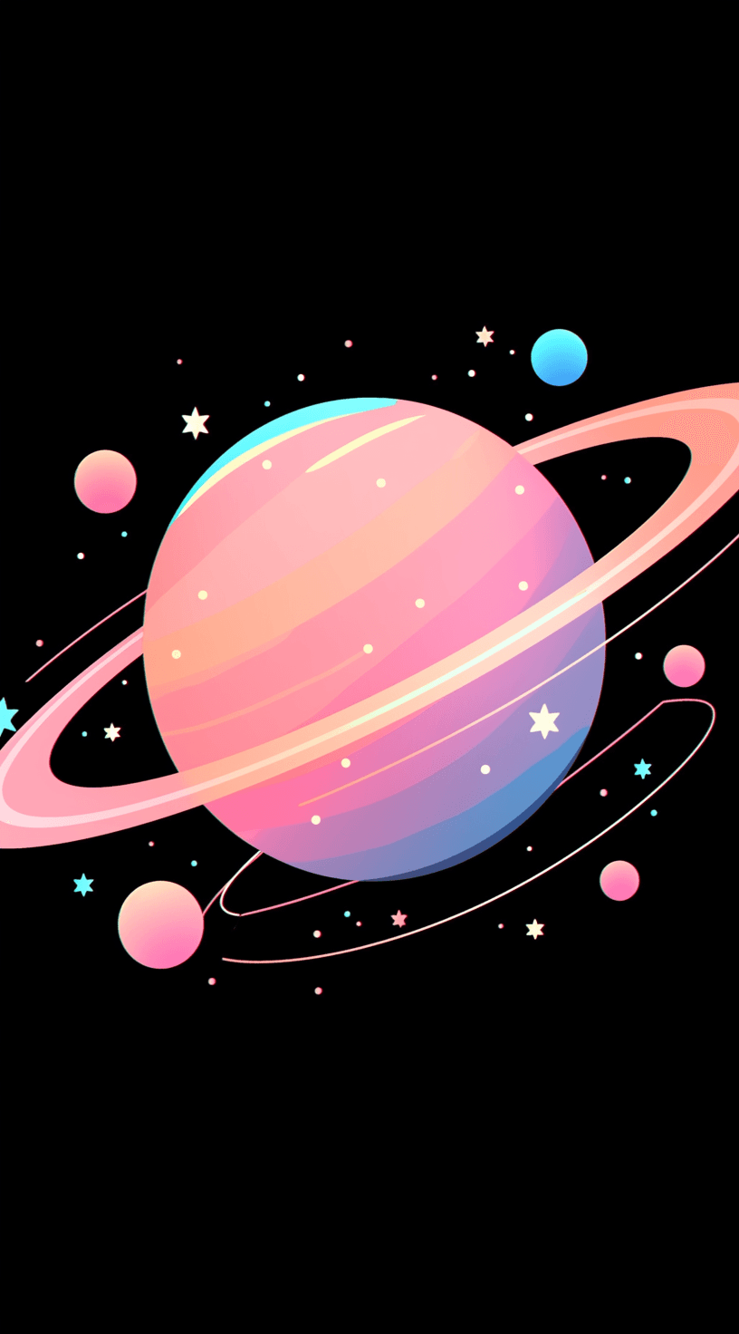 Planet 123 original repeating artwork