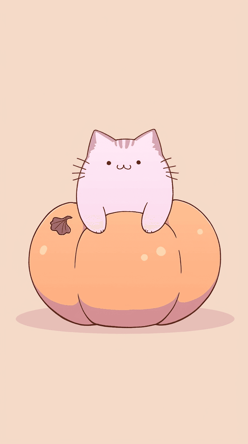 Halloween Cat Spark original repeating artwork