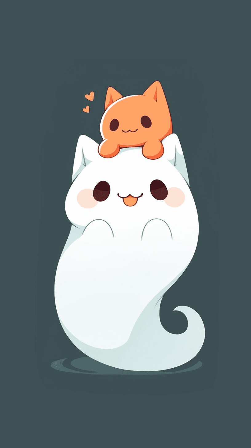 Halloween Cat Bop original repeating artwork