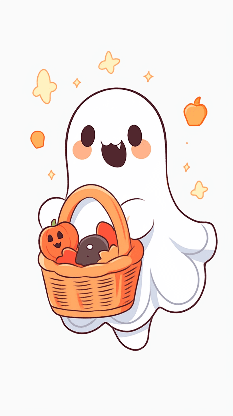 Halloween Ghost 740 original repeating artwork