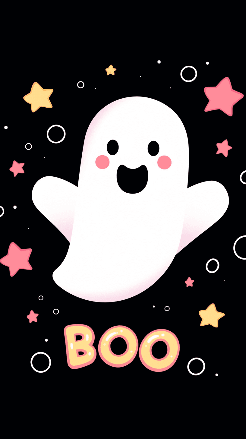 Halloween Ghost 1313 original repeating artwork