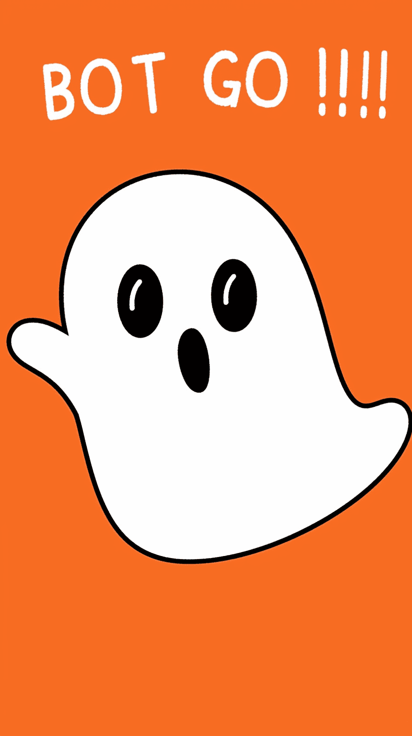 Halloween Ghost 1225 original repeating artwork