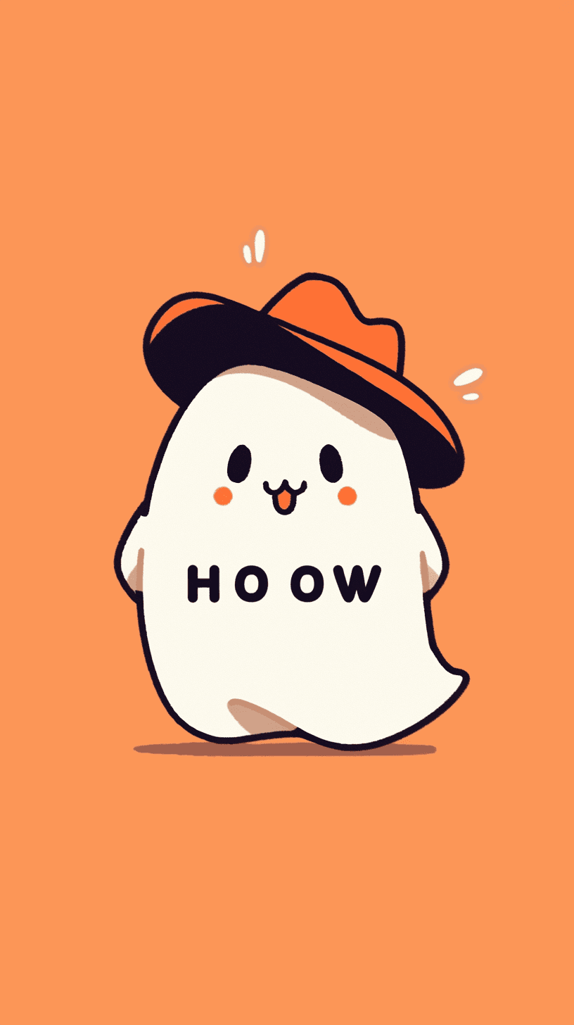 Halloween Ghost 828 original repeating artwork