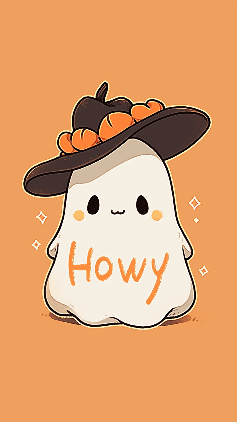 Halloween Ghost 1563 original repeating artwork