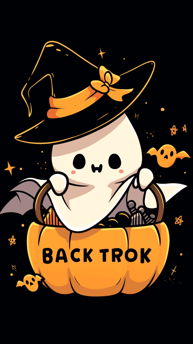 Halloween Ghost 1045 original repeating artwork