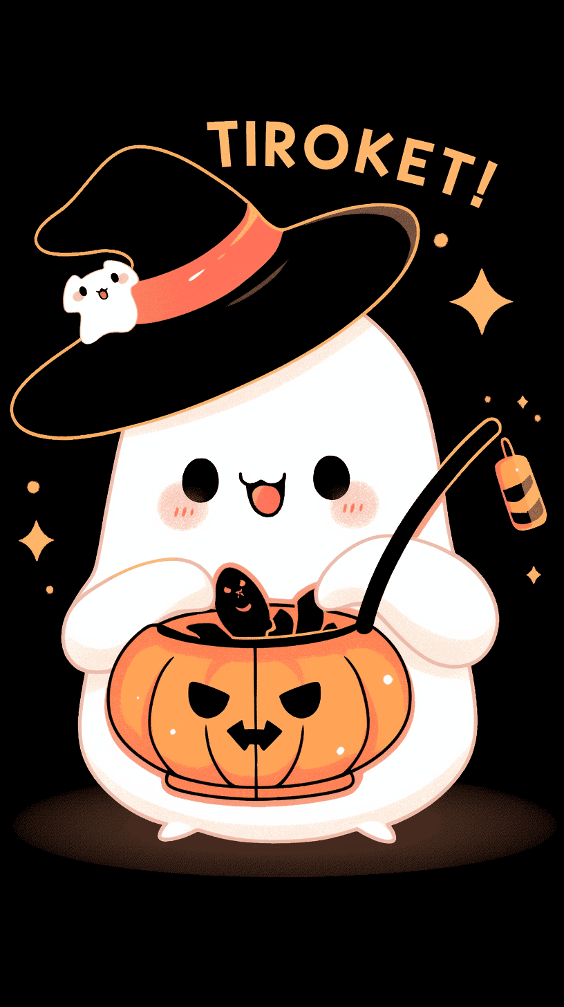 Halloween Ghost 827 original repeating artwork