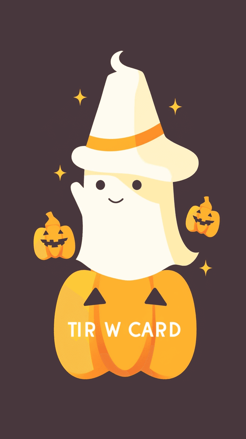 Halloween Ghost 1019 original repeating artwork