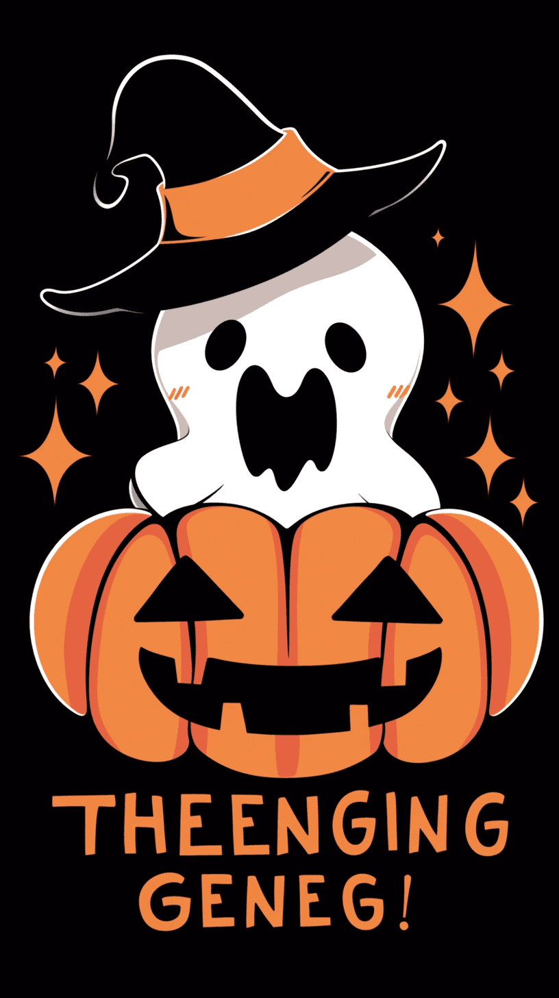 Halloween Ghost 252 original repeating artwork