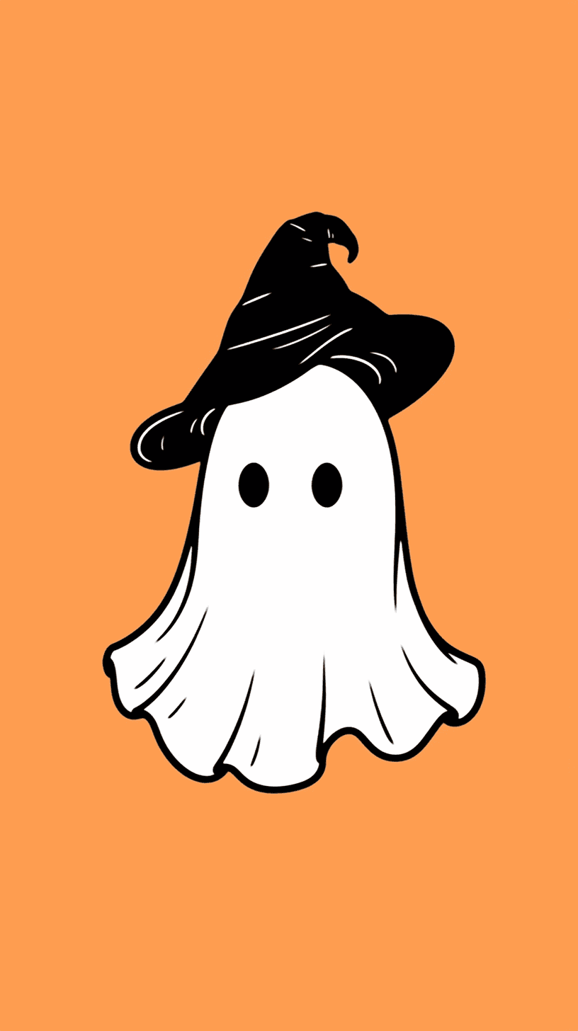 Halloween Ghost 1018 original repeating artwork