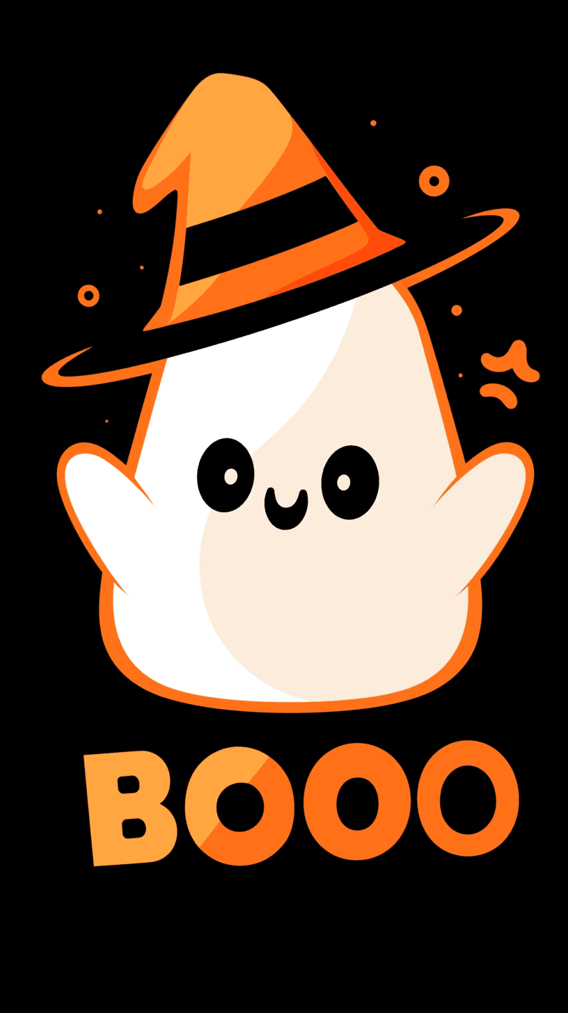 Halloween Ghost 1052 original repeating artwork