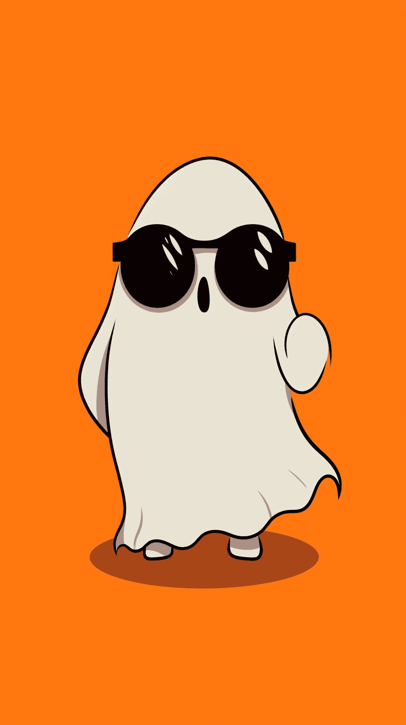 Halloween Ghost 1044 original repeating artwork