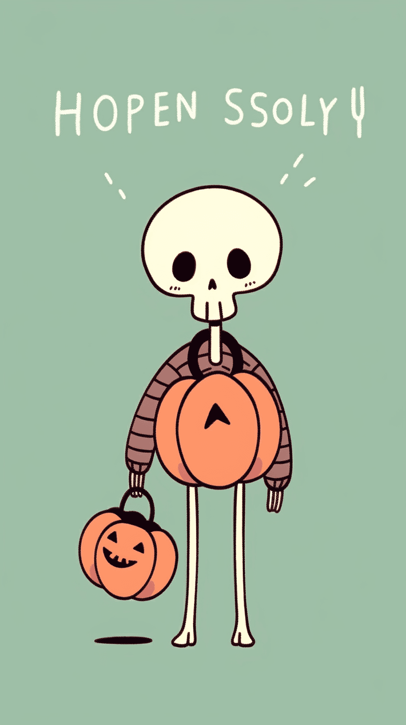 Halloween Skull Session original repeating artwork