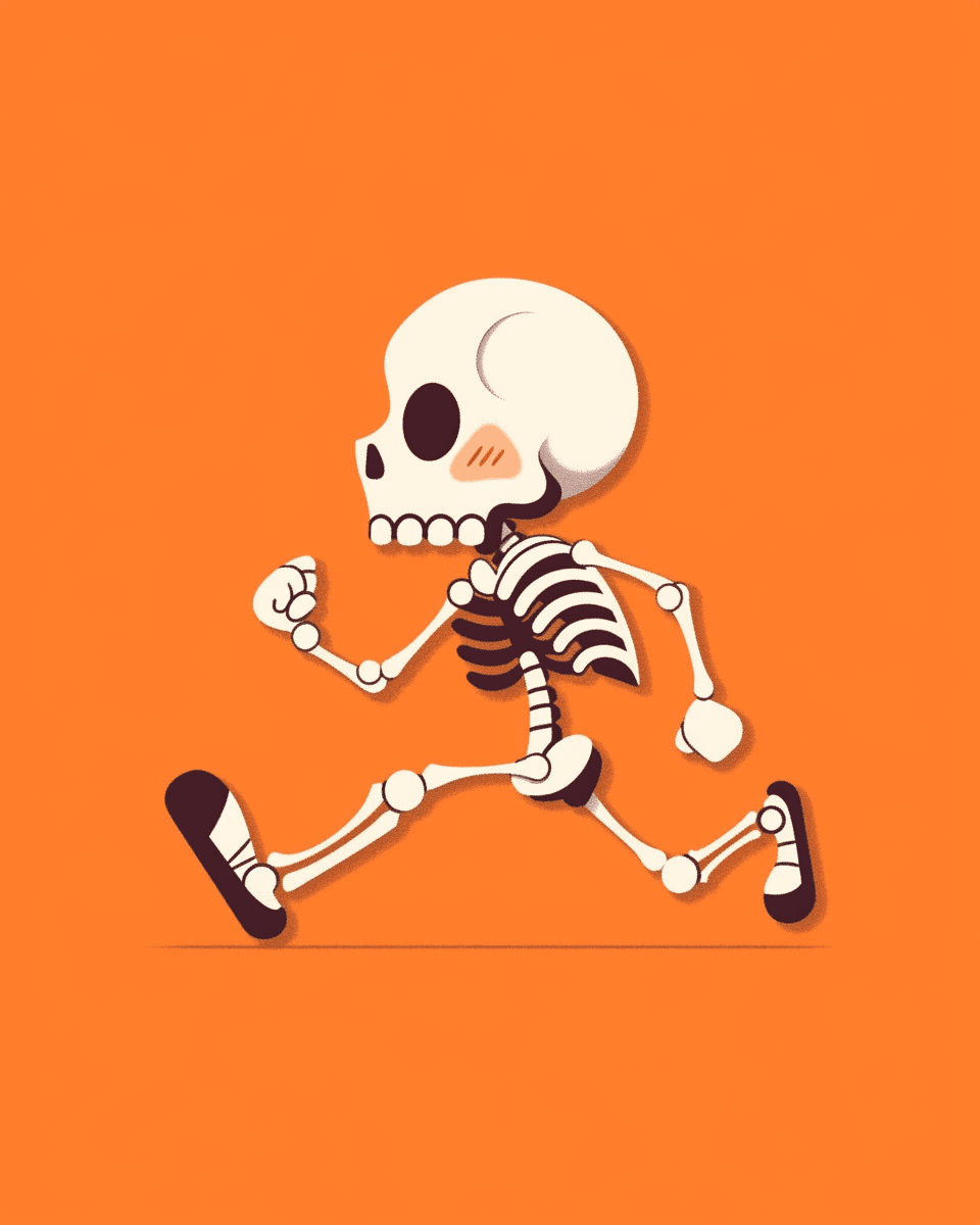Halloween Skull Groove original repeating artwork