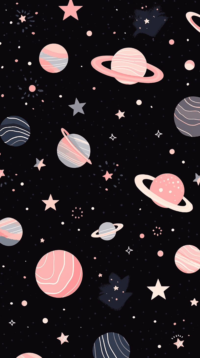 Cosmic Run original repeating artwork