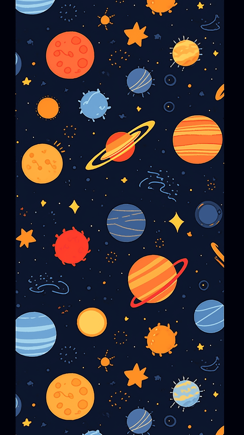 Cosmic Hue original repeating artwork