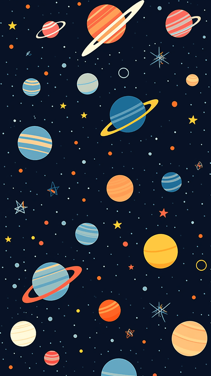 Cosmic Track original repeating artwork