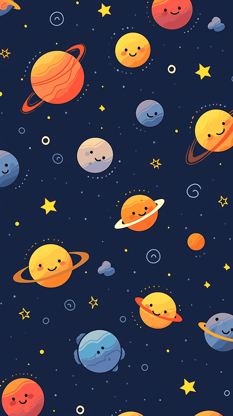 Cosmic Team original repeating artwork