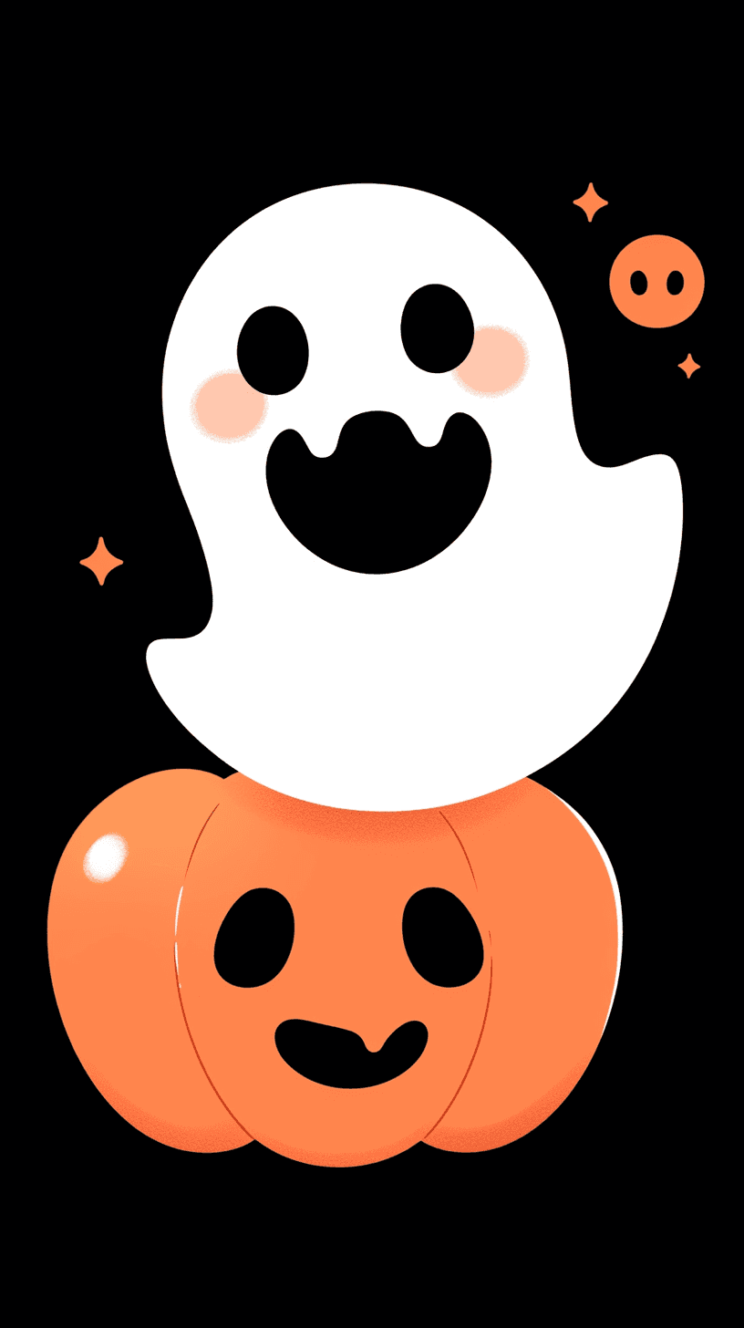 Halloween Ghost 1223 original repeating artwork