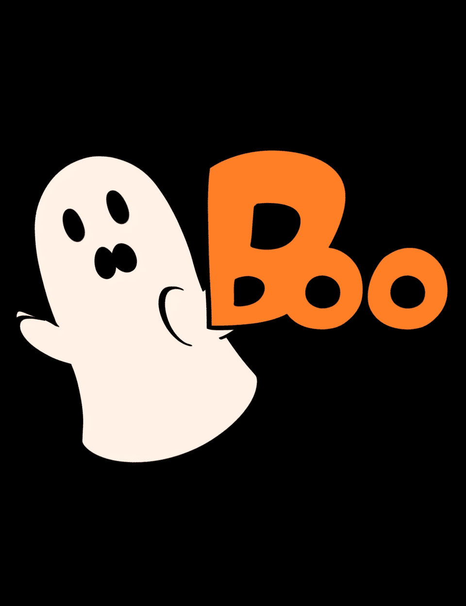 Halloween Ghost 735 original repeating artwork