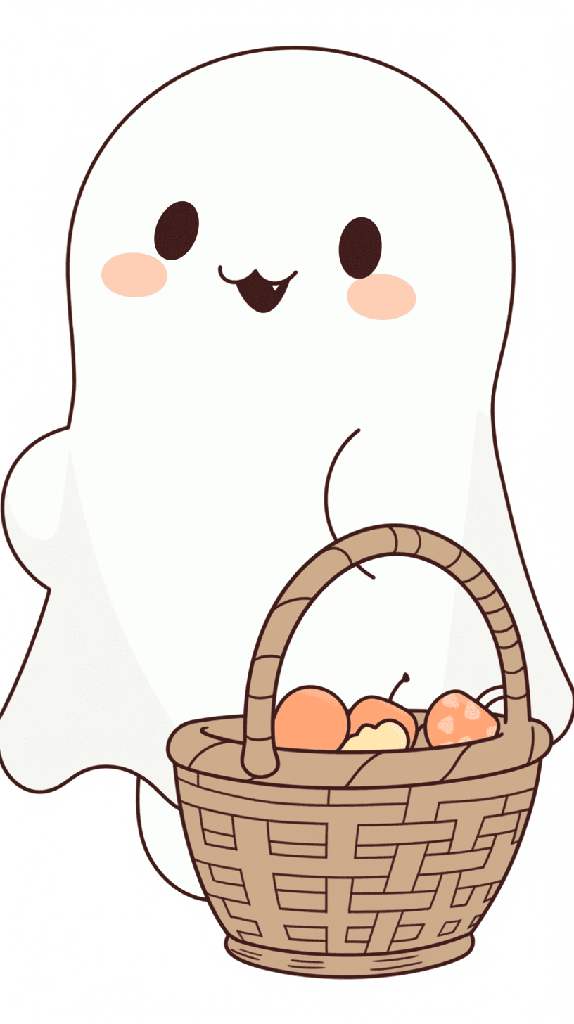 Halloween Ghost 1156 original repeating artwork
