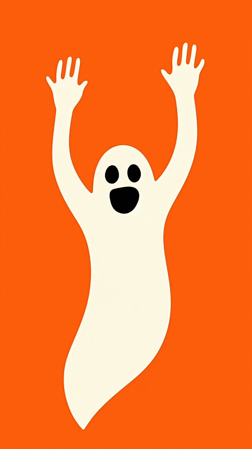 Halloween Ghost 335 original repeating artwork