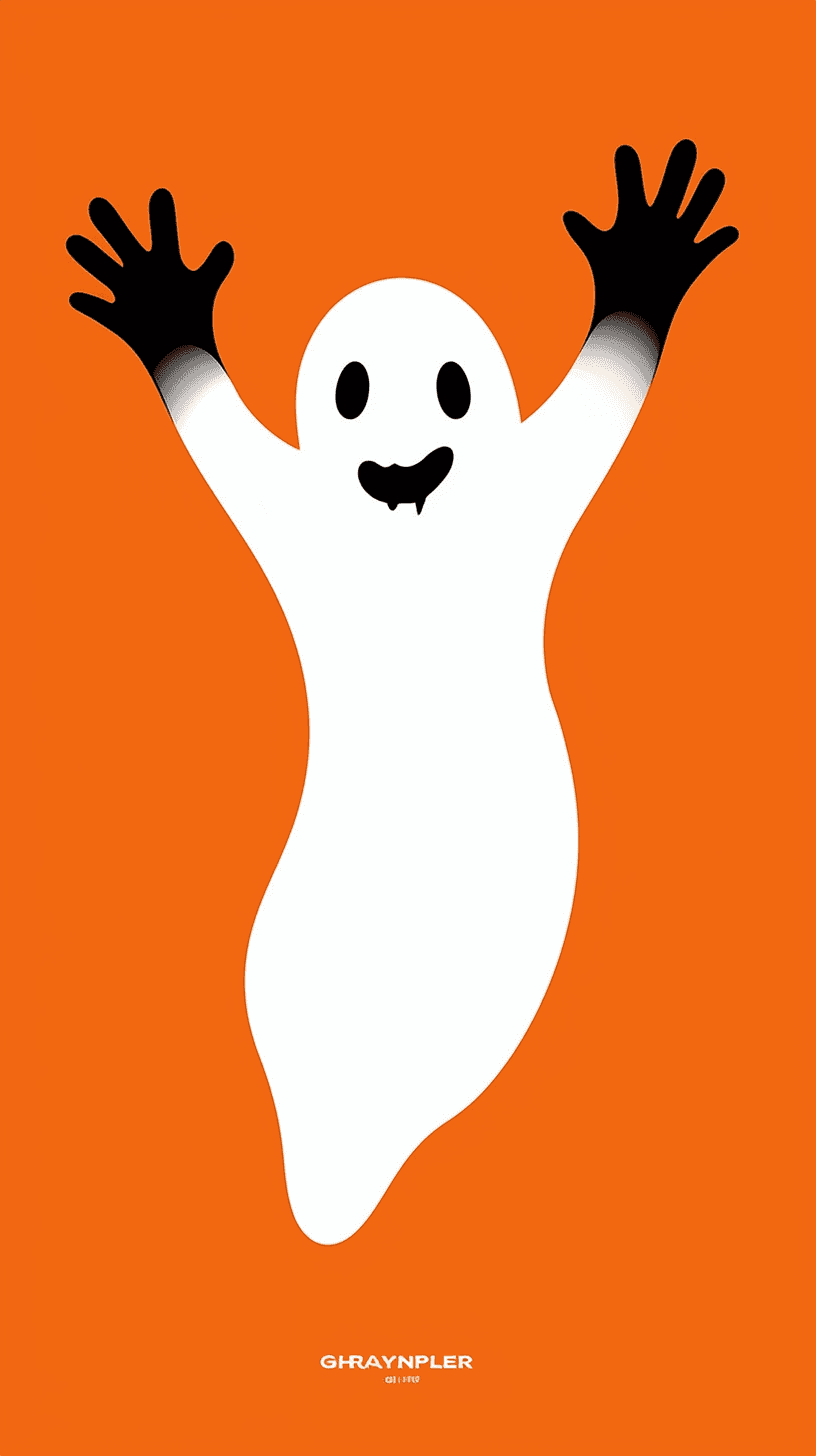 Halloween Ghost 1222 original repeating artwork