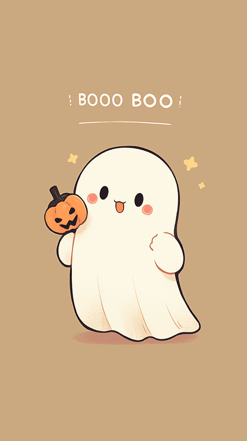 Halloween Ghost 734 original repeating artwork