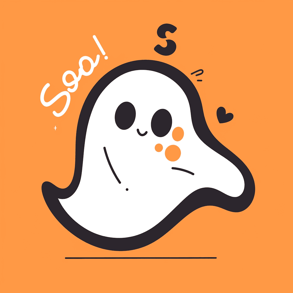 Halloween Ghost 732 original repeating artwork