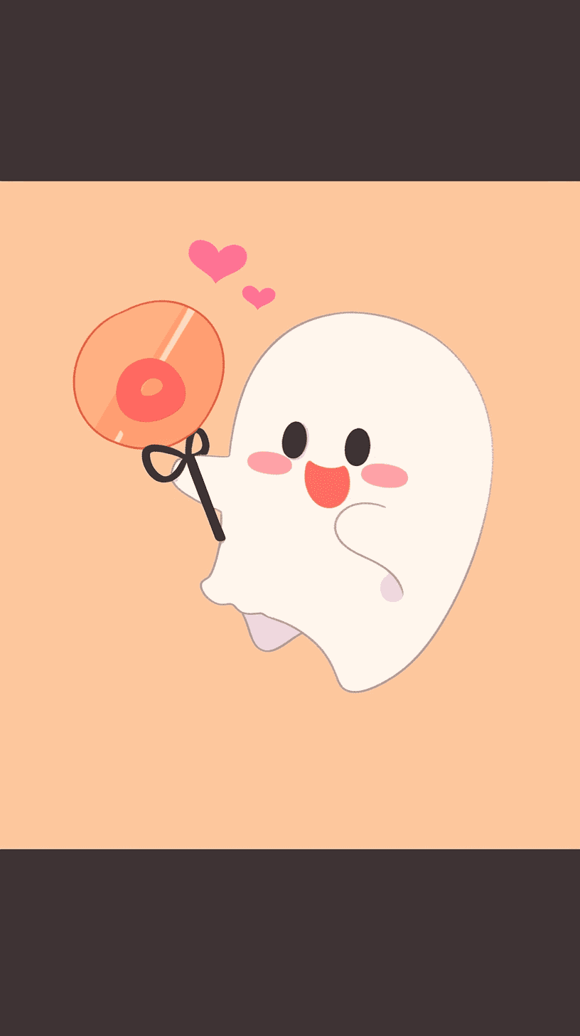Halloween Ghost 1344 original repeating artwork