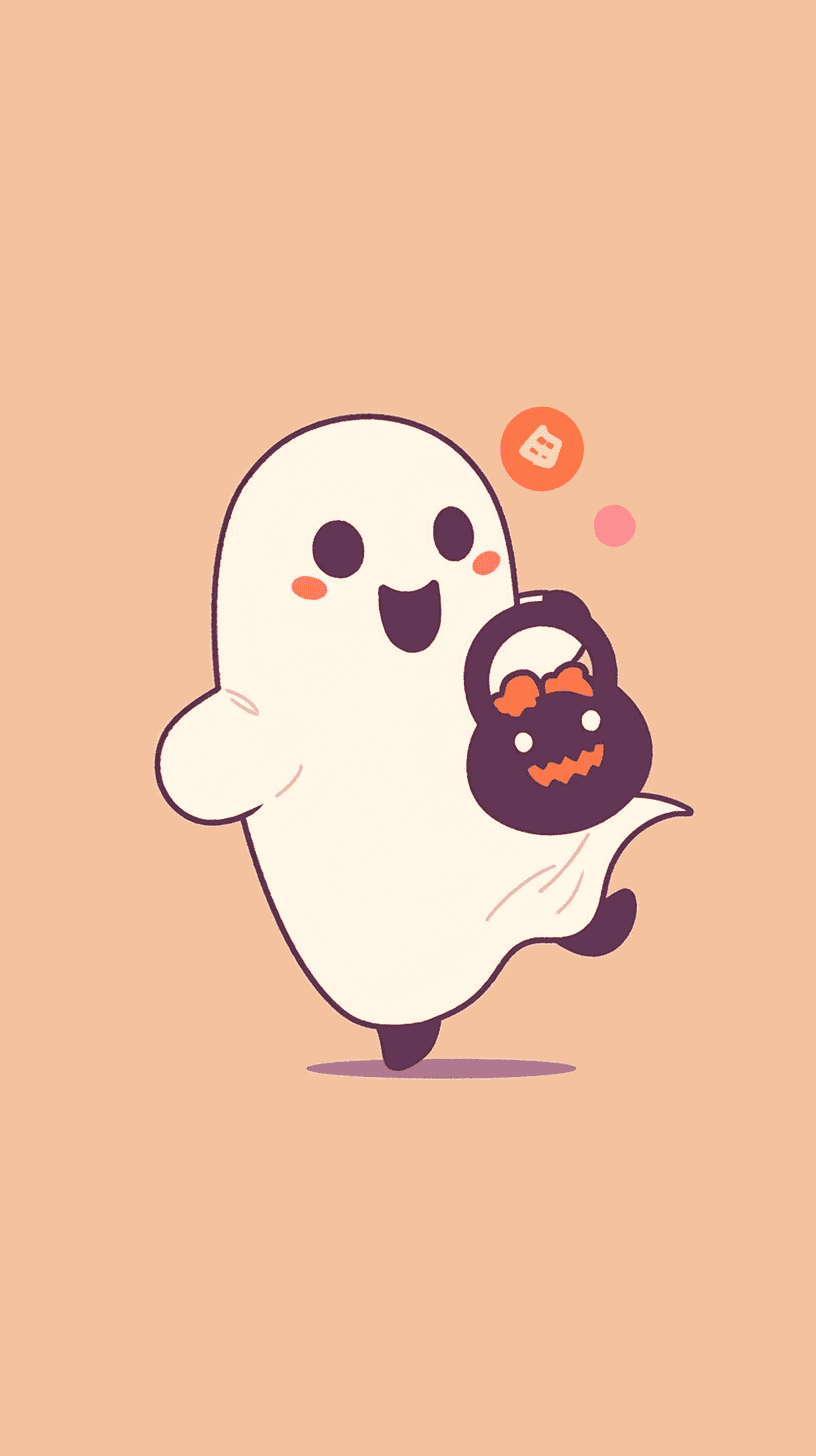 Halloween Ghost 953 original repeating artwork