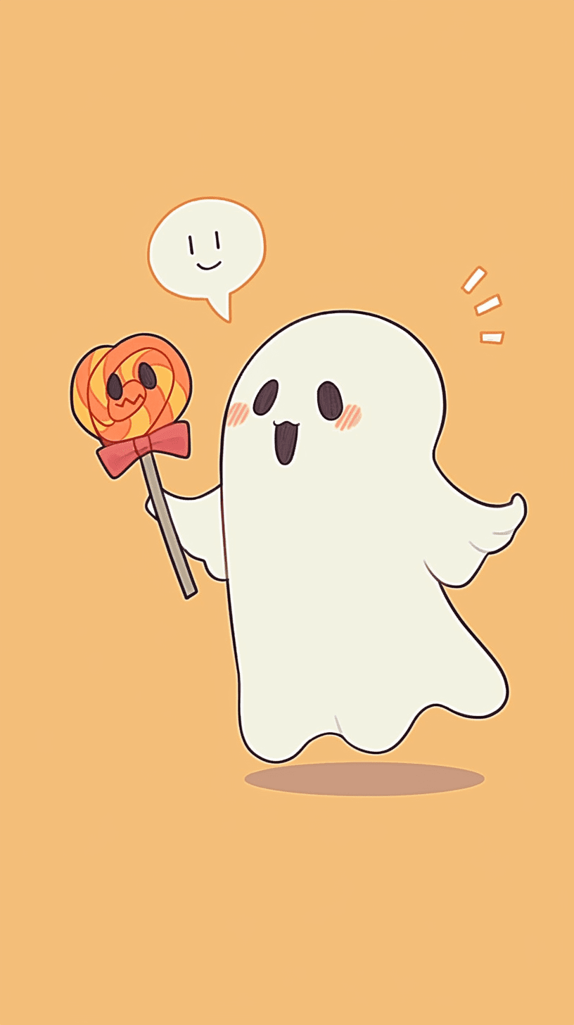 Halloween Ghost 1397 original repeating artwork