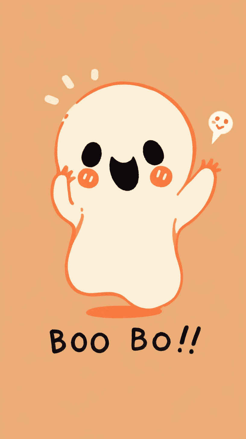 Halloween Ghost 1261 original repeating artwork