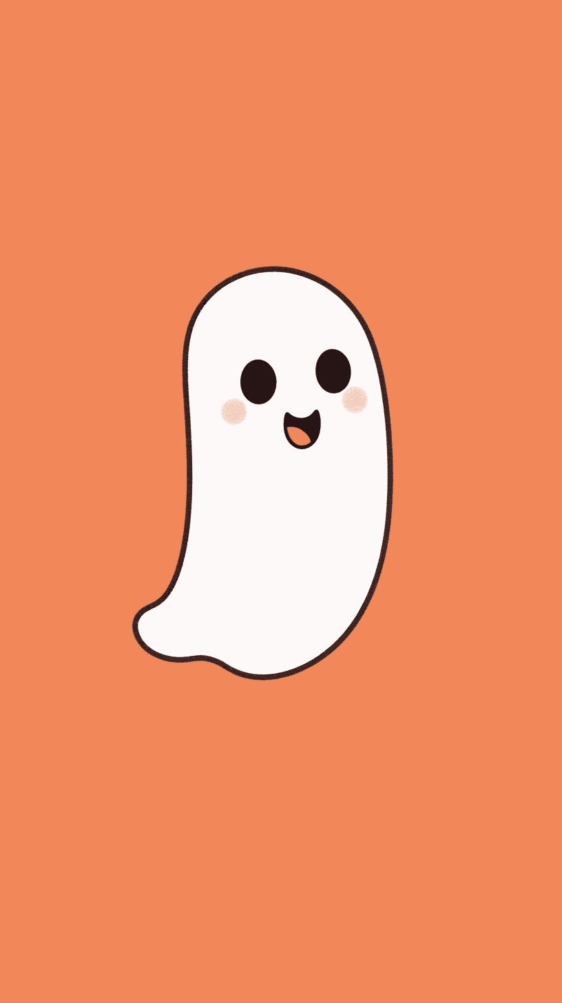 Halloween Ghost 1109 original repeating artwork