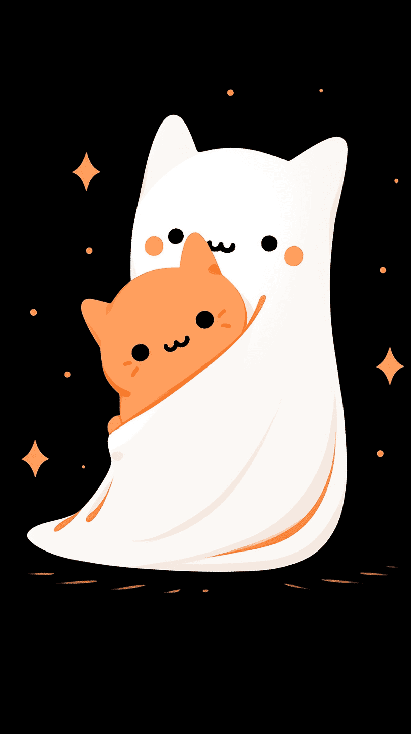 Halloween Ghost 660 original repeating artwork